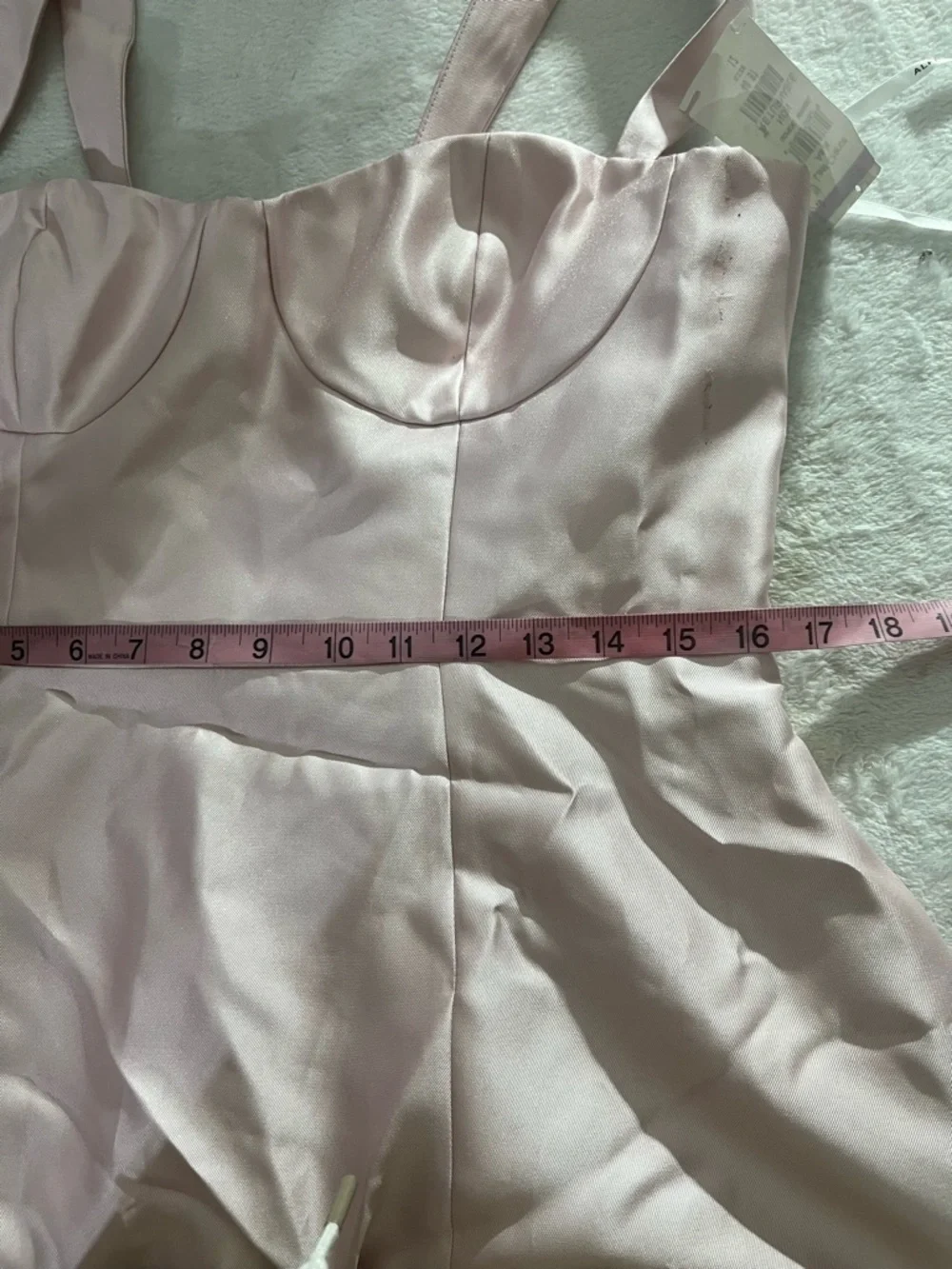 Alfred Sung Tie Back Ballet Pink Corset Gown Dress Long Formal Maxi Pastel 12 - Picture 11 of 16